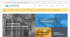 Desktop Screenshot of nb-cellulose.com